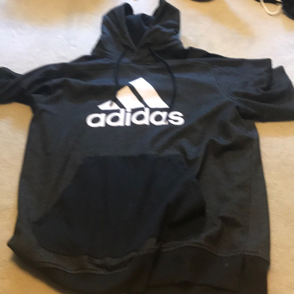 Adidas short sleeve hoodie
